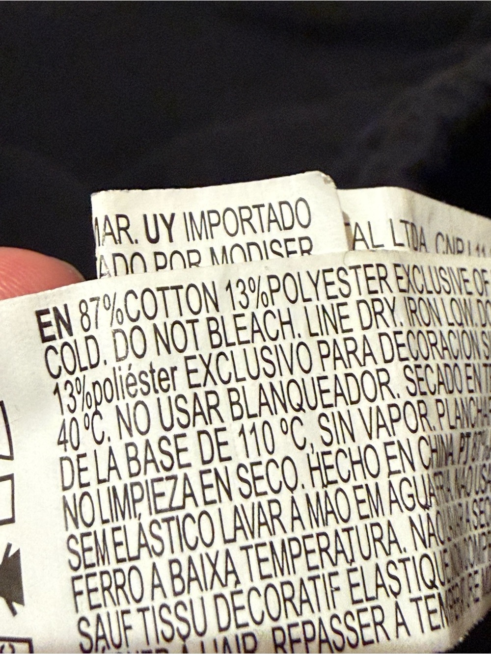 Forever 21 cotton black joggers with pocket  under knee - Picture 4 of 7